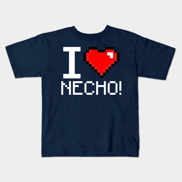 I Heart Necho Kids T-Shirt by hadij1264